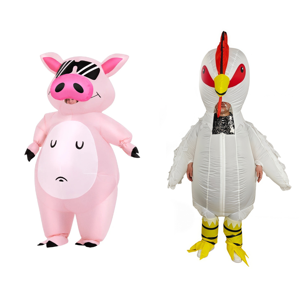 Suits - Cartoon Animal Piglet Inflatable Costume Anime