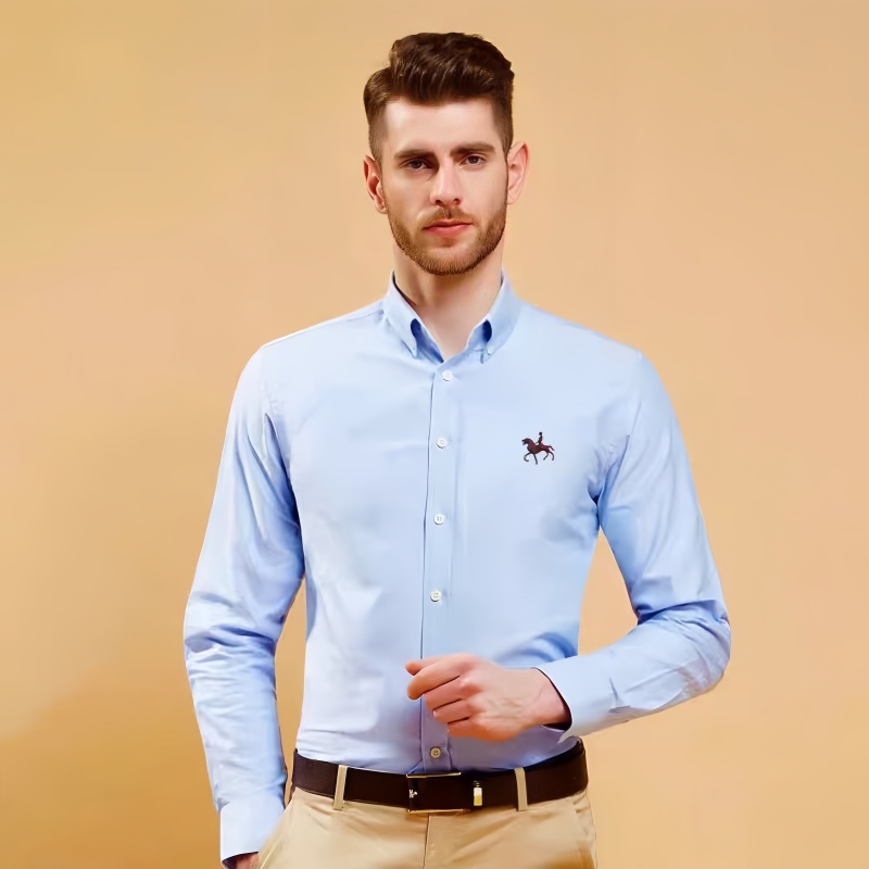 New 100% Cotton Oxford Shirt F - Oxford Cotton Casual Shirt Business recension och pris