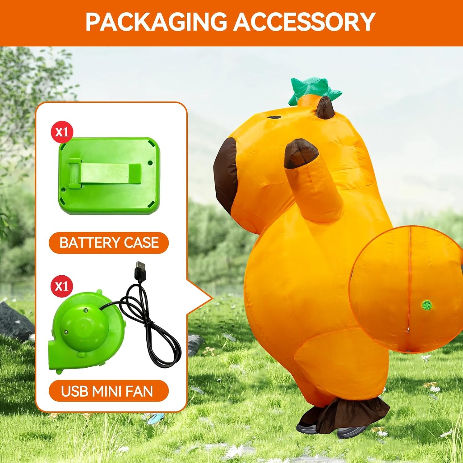 Capybara Inflatable Costume Ad - Suits recension och pris