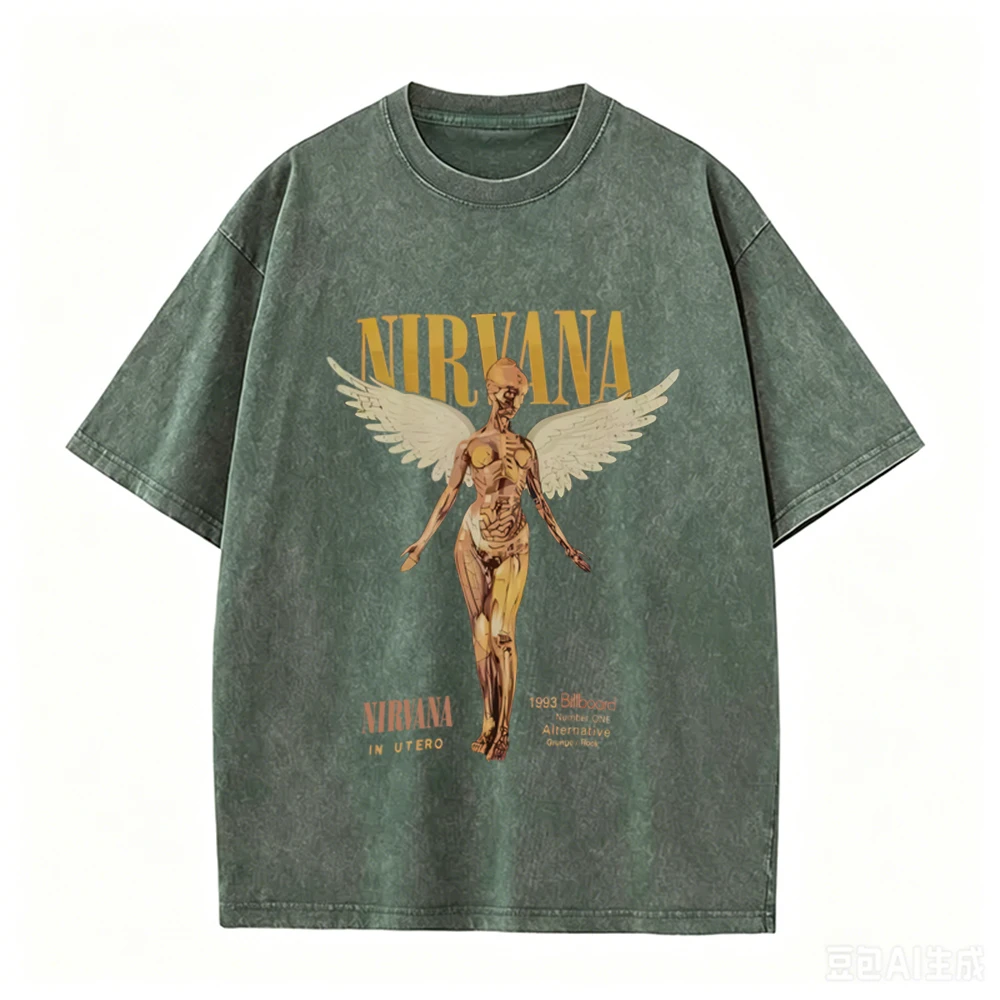 Retro Acid Wash Oversized T-sh - Acid Wash Vintage Graphic T Shirt recension och pris