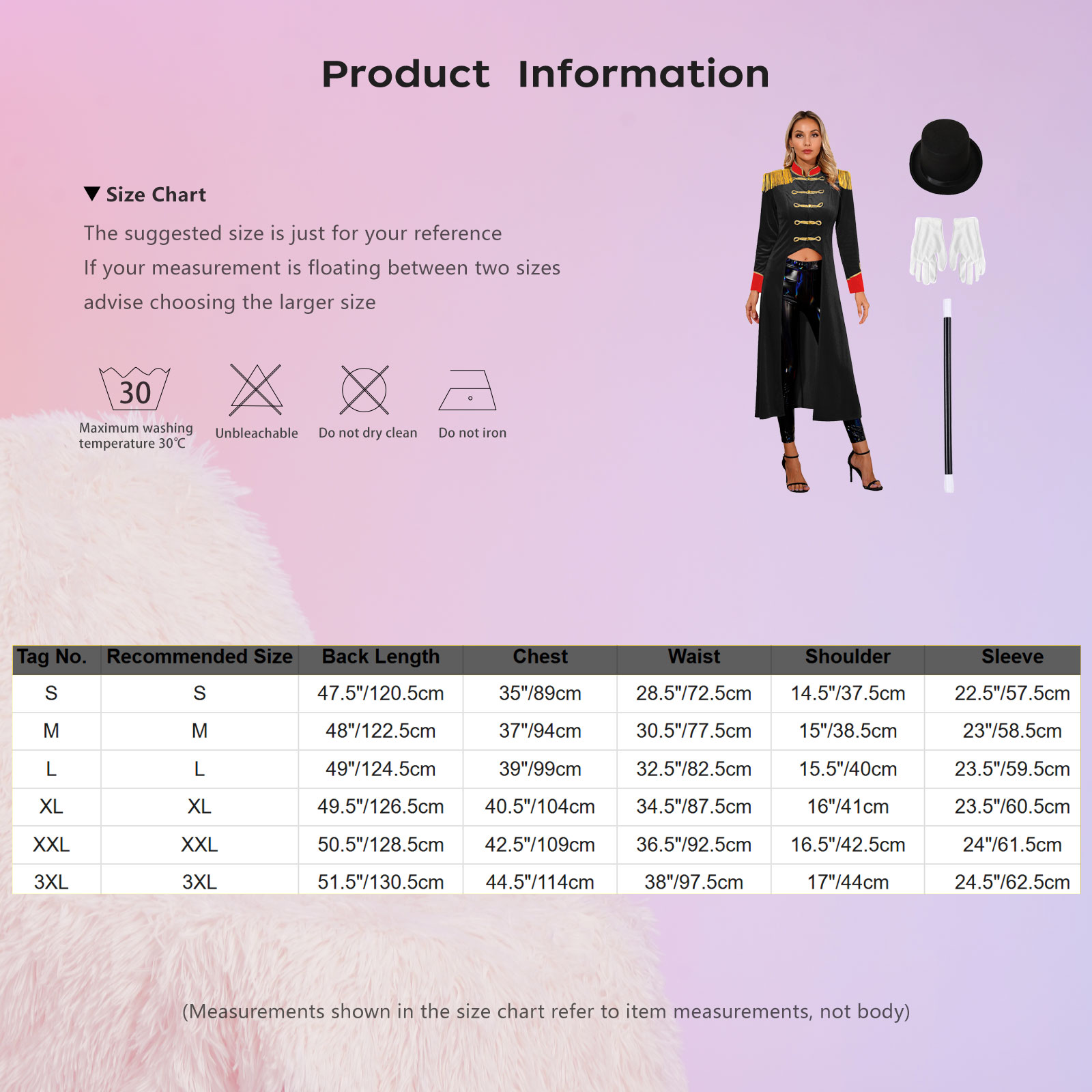 Women Medieval Circus Ringmast - Jackets recension och pris