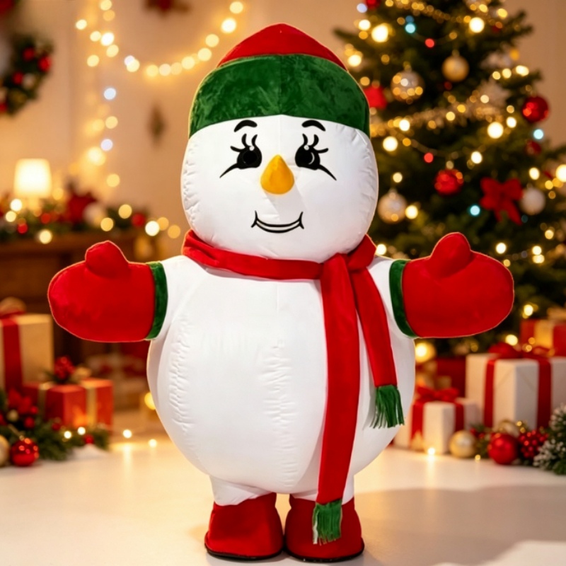 Inflatable Snowman Mascot Cost - Suits recension och pris