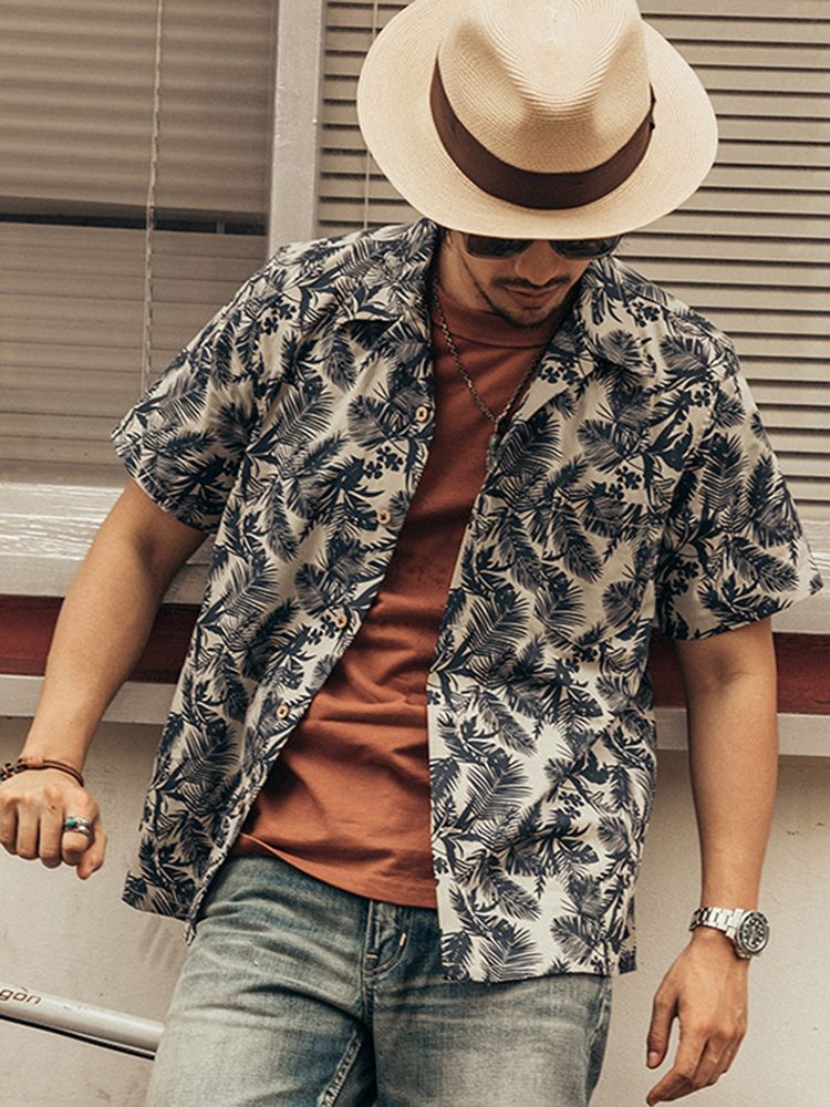 Fashionable Hawaiian Shirt Men - Vintage Hawaiian Floral Shirt recension och pris